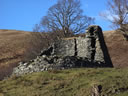 Dun Troddan Broch is situated on a hillside in Glen Beag
