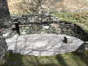 Interior of Dun Telve broch Glen Beag 