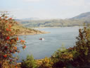 View of the ferry crossing from the Isle of Skye 