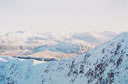 North east ridge of Beinn Sgritheal in winter 